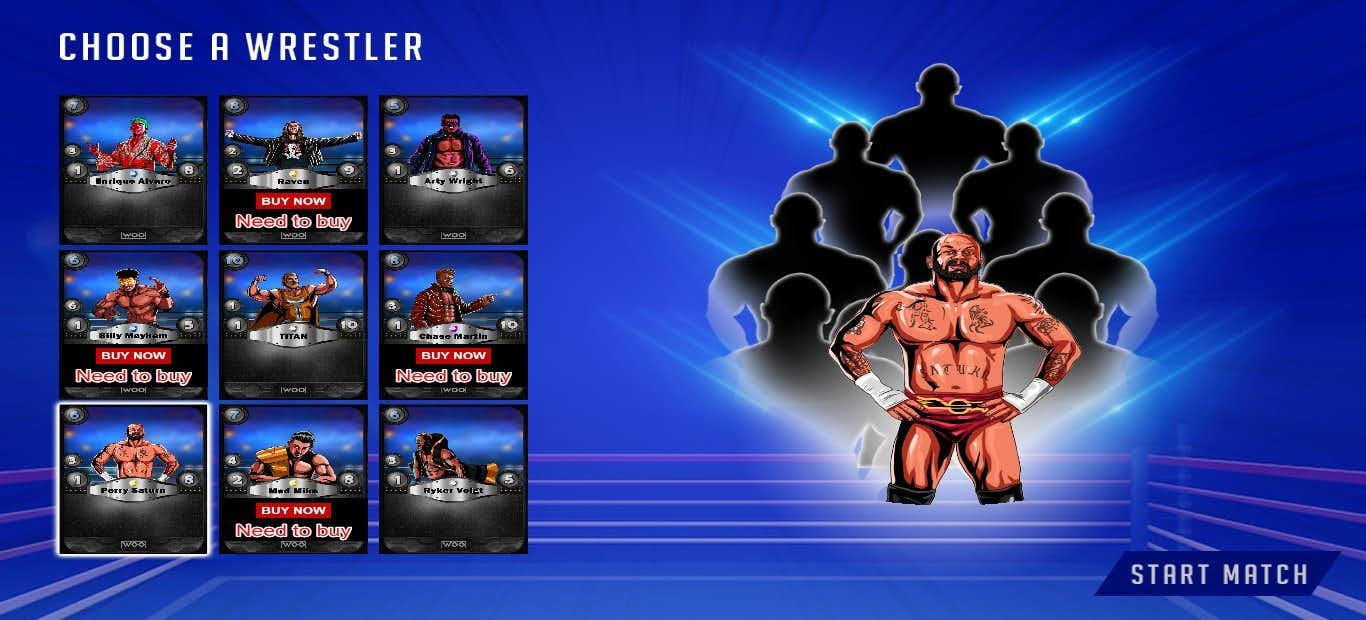 game image from Wrestling Organization Online