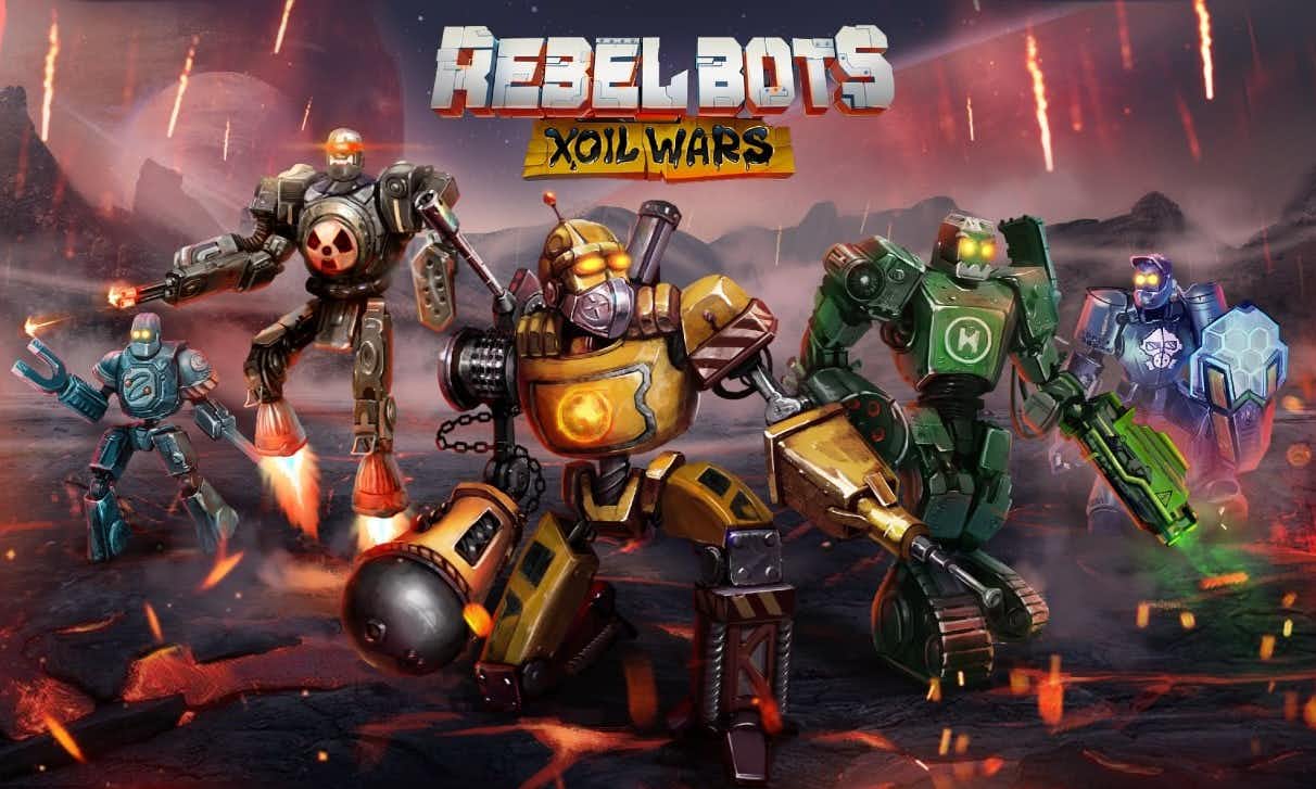 background image of Rebel Bots - Xoil Wars 