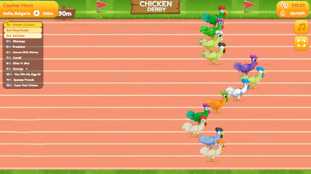 game image from Chicken Derby
