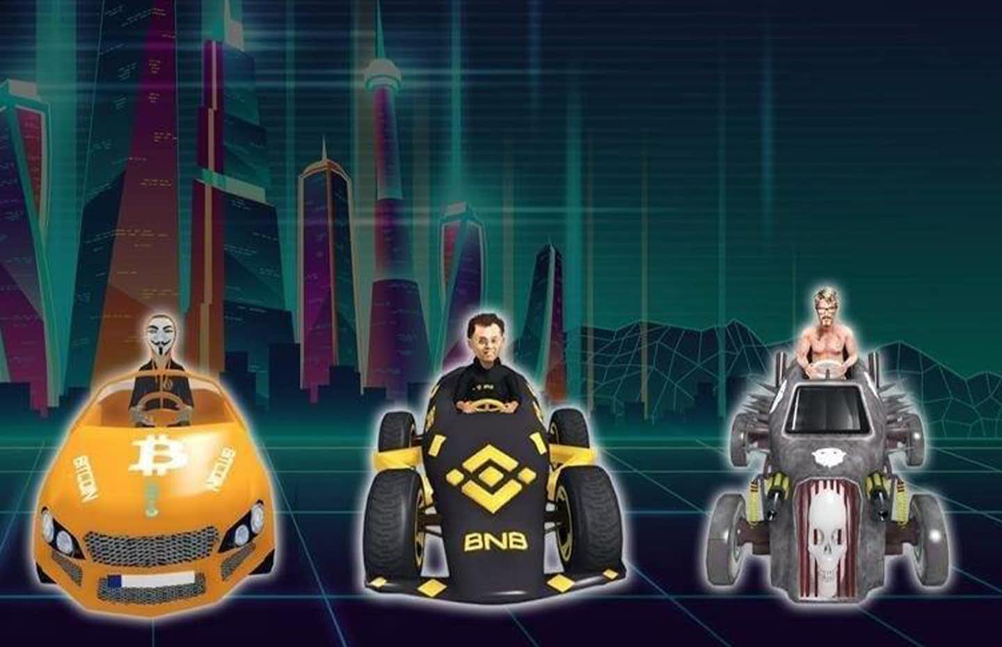background image of Super Crypto Kart
